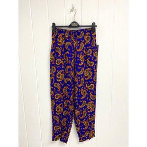 Vintage M.L. Sport Women's Colorful Joggers pull on pants Size L